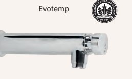 Grifo temporizado lavabo mural 1 agua pulsación antiblocaje caudal LEED 1,89 l/min