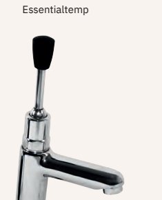 Grifo temporizado de palanca para encimera caudal LEED 1,89 l/min