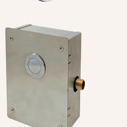 Fluxor temporizado mural 3/4'' Instalación mural encastrada salida tubo 32