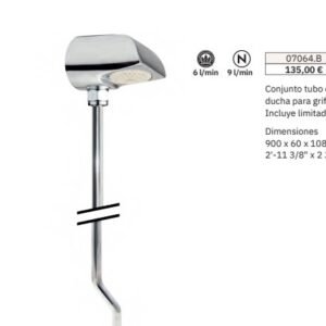 Conjunto de tubo y rociador para 07610C y 07620C