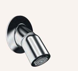 Rociador ducha fijo. Caudal: 6 l/min