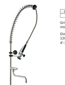 Cabezal tipo ducha para grifo de fregadero