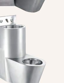 Equipo compacto acero inoxidable instalación adosada, posición centro