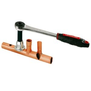 Para una producción eficiente de derivaciones en T (extracciones) en instalaciones de tubos sin accesorios, Ø 12 - 22 mm