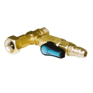 Soporte c/llave R22-R407C. 1/4H- 1/4M