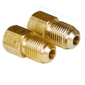 Fehlt im ES-Katalog - Flaschenadapter, 1/4 SAE M - 3/8 SAE F Anschluss