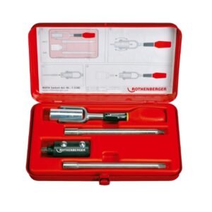 Conjunto de fácil combinación para la instalación y mantenimiento de lavabos, baños y desagües