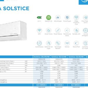 1x1 Mural Solstice Blanca R32 2,6kW Fri. 2,9kW Cal.