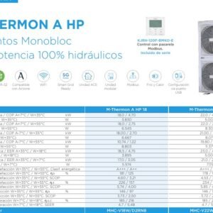 Aerotermia Monoblock R32 18,5kW Fri. 18,0kW Cal. III