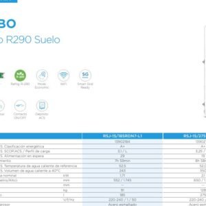 B.d.C. ACS Combo Suelo R-290 185 litros