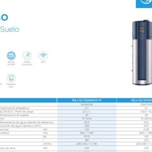 B.d.C. ACS Combo Suelo R-134a 185 litros