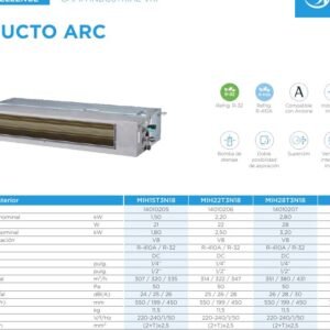 MIDEA MIH56T3N18 - U.Int. Conductos ARC V8 5,6kW Fri. 6,3kW Cal.