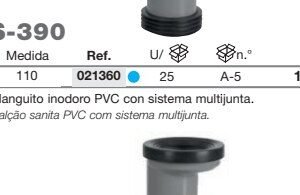 S-390 MANG.INOD. C/JTA.LABIADA 110