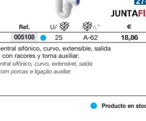 S-50 SIFON DOBLE FREGADERO 11/2