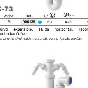 S-73 SIFON CURVO FREG. 1 1/2 11/2