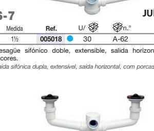 S-7 SIFON DOBLE FREGADERO 11/2