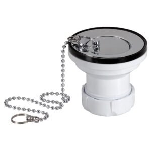 S-35 VALVULA C/TAPON CROMO 1 1/2 X 63
