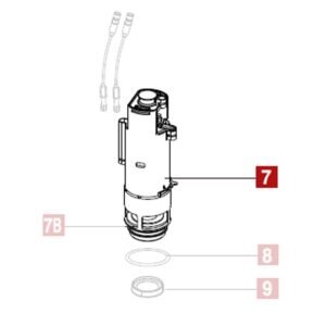 MEC.DESCARGA 2V ACC.CABLE CIST