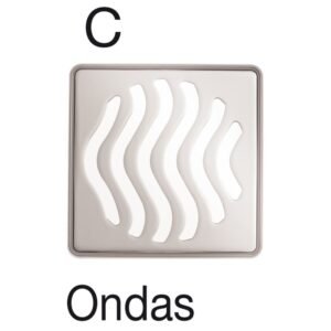 REJILLA ACERO ONDAS 105