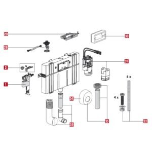 LLAVE DE CORTE INEO 80 C/LATIG 8 CM INEO