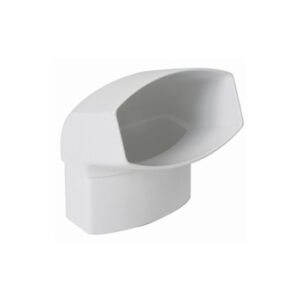 CN6GT CODO BTE.M/H 67º30'BLANC 90X56