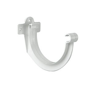 GUTTER PLASTIC FASCIA BRAC25 DARK GREY