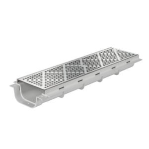 S-322 CANAL REJ.INOX.TORNILLO 500X130X64